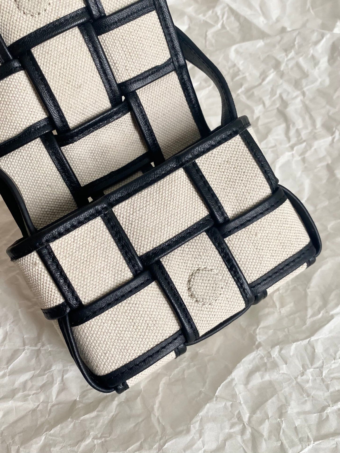 Top Quality Candy Cassette Beige And Black, For Women, Bags 4.7in/12cm 714618VMBN39811