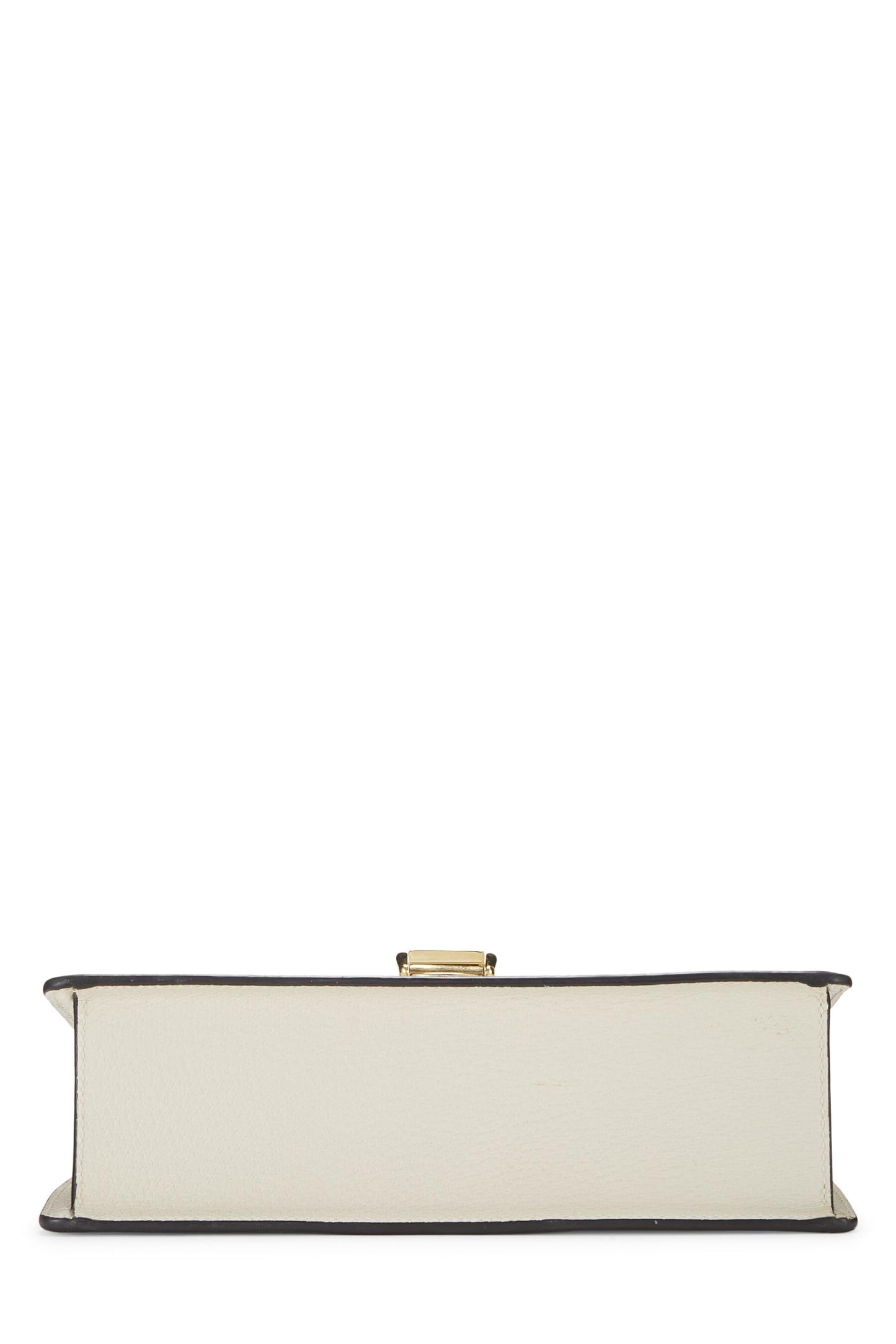 Gucci, Cream Bee & Star Leather Sylvie Shoulder Bag Small, White