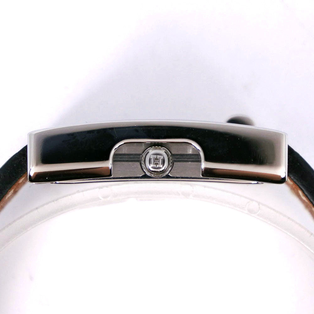 HERMES Watches Quartz BE1.210 Stainless Steel , Leather light blue Belt watch White dial Women  d