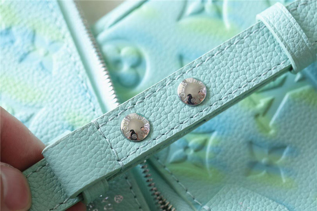 Top Quality Multi Pochette Accessoires Monogram Empreinte Vert D’eau Green For Women, Womens Handbags 9.4in/24cm Top Quality M46180