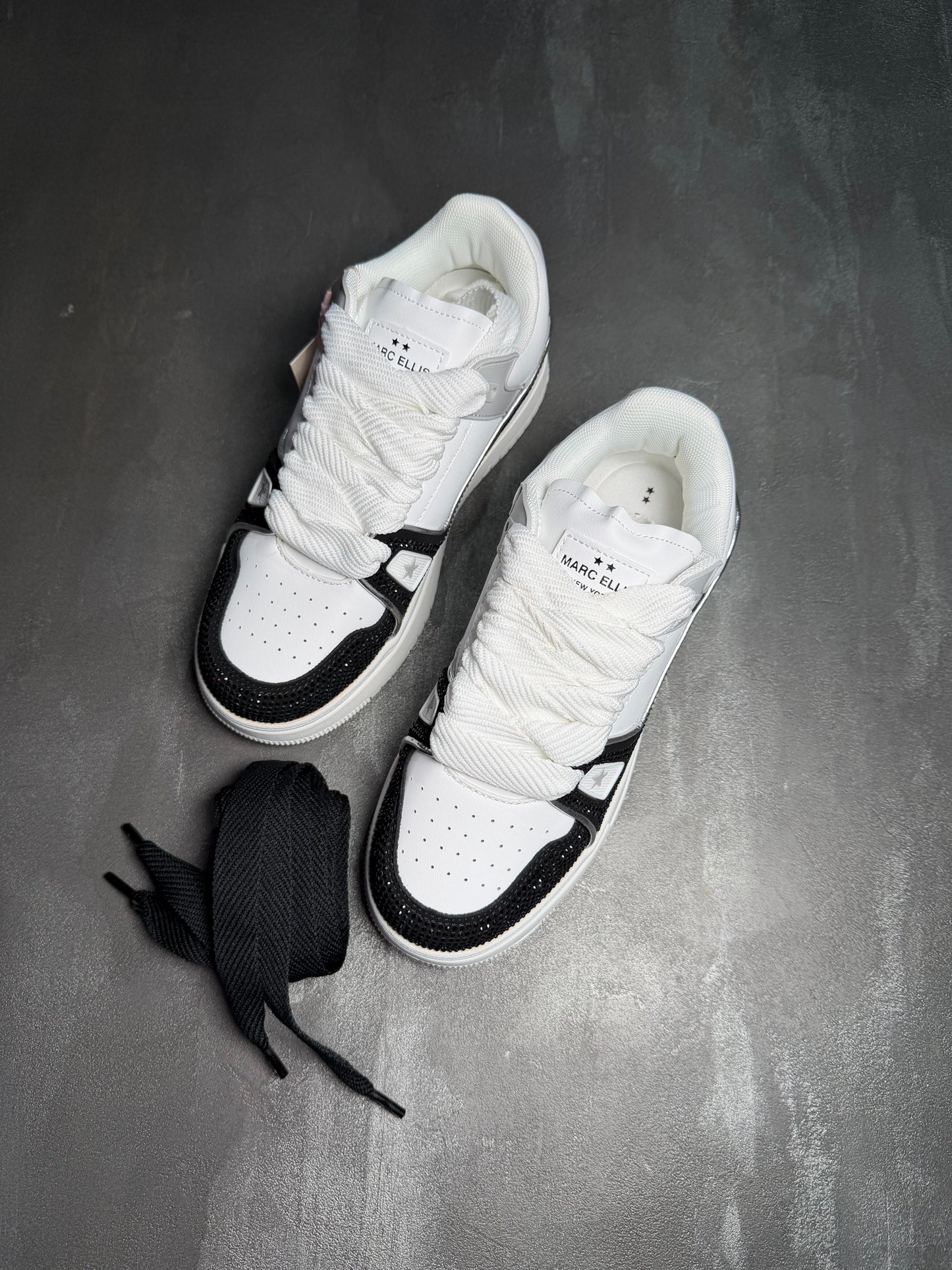 Sneakers brillantini, black MARC ELLIS