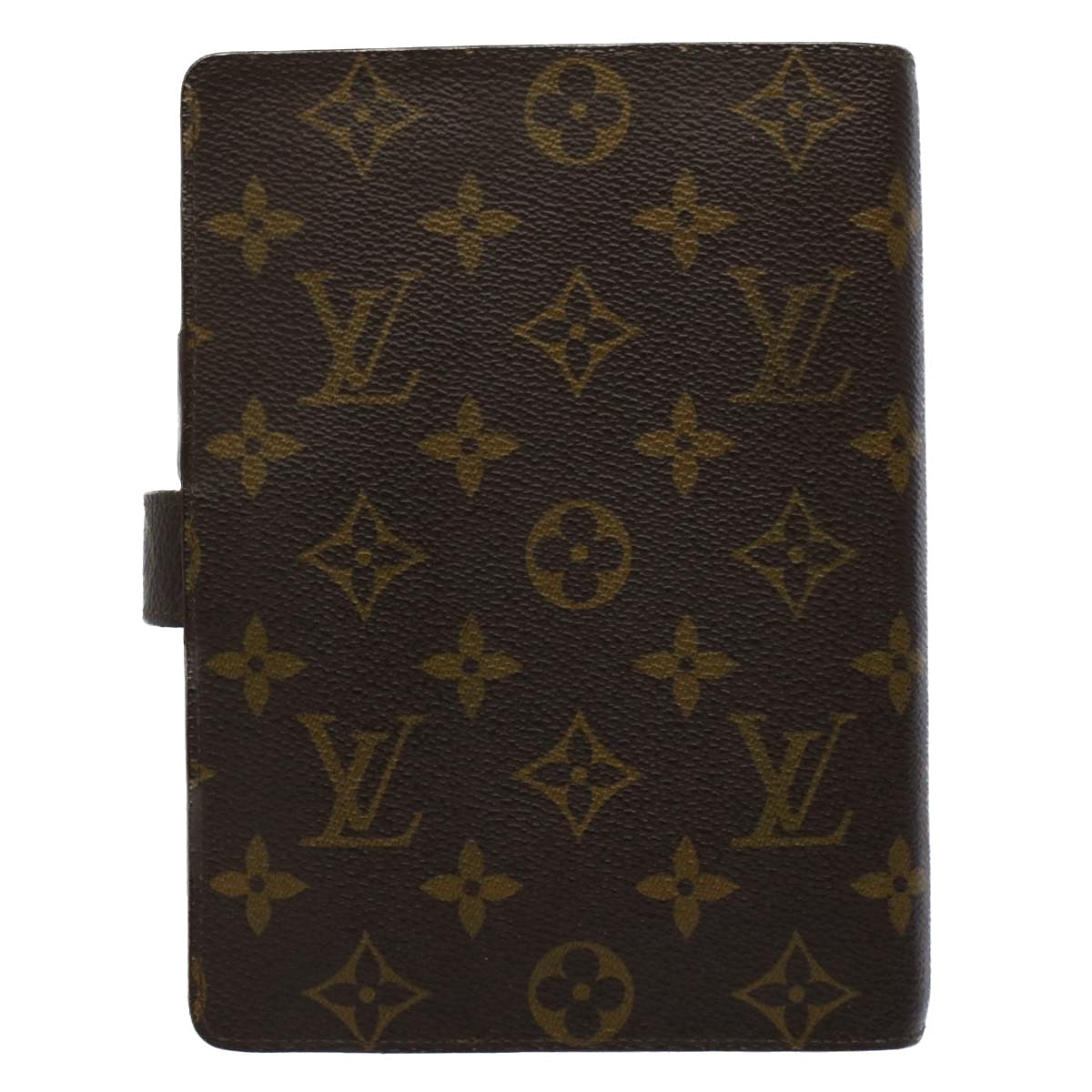 LOUIS VUITTON Monogram Agenda MM Day Planner Cover R20105 LV Auth 52924