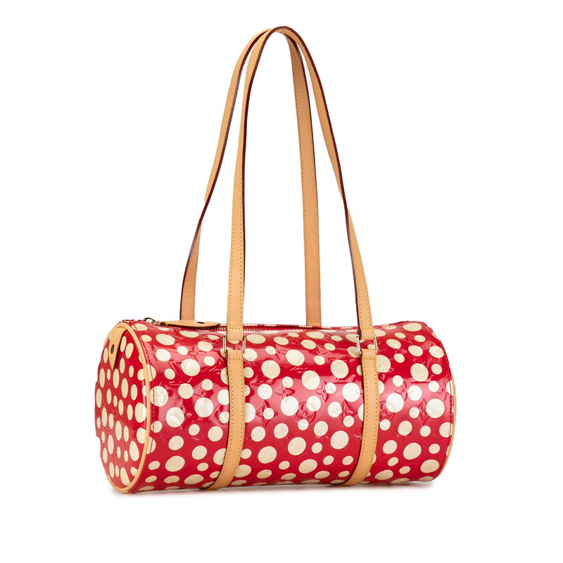 Louis Vuitton LV  YK Monogram Vernis Papillon 30 Dot Infinity Handbag M91425 Red Rouge Patent Leather  Louis Vuitton
