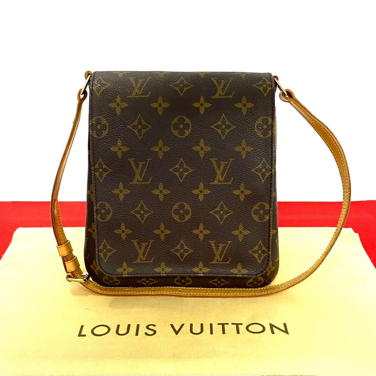 LOUIS VUITTON Shoulder Bag M51387 Leather, PVC Brown Monogram M tte Salsa mens(Unisex)