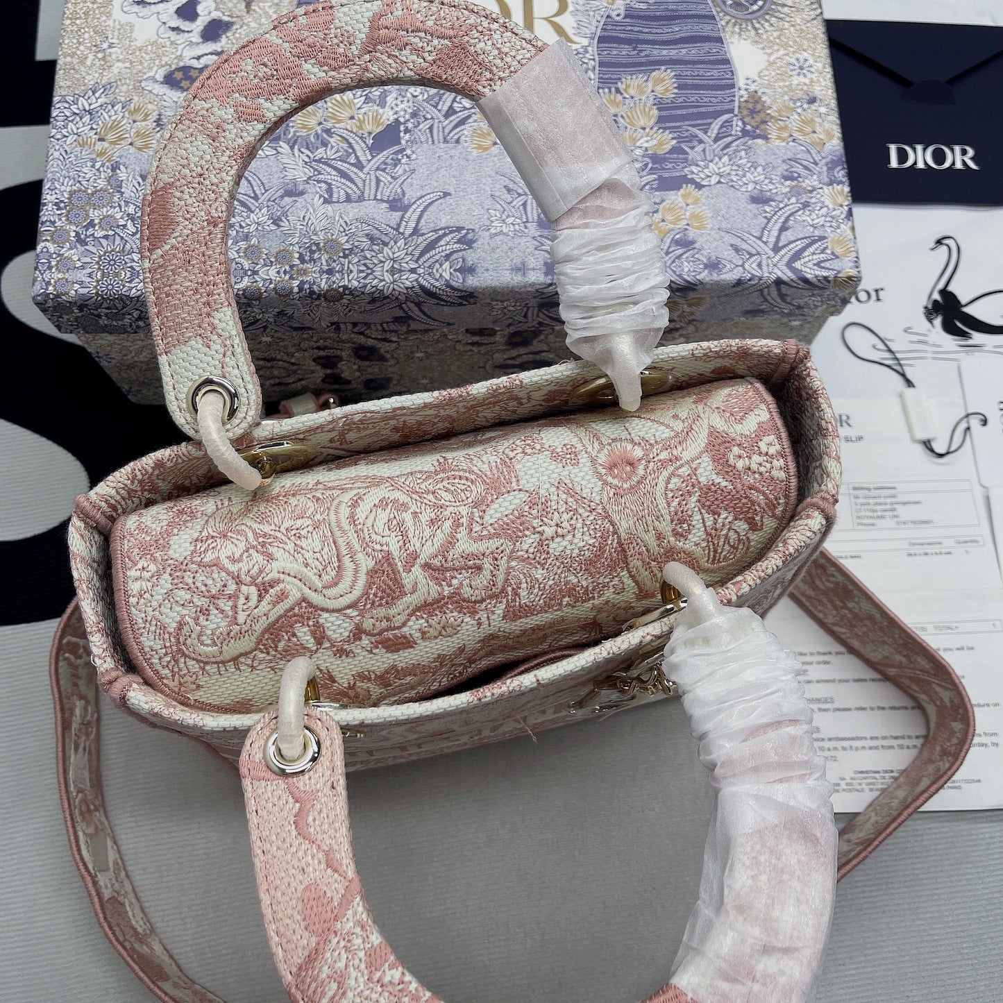 Top Quality MeTop Qualityum Lady D-Lite Bag Pink, For Women, Womens Handbags 24cm/9.5in CD M0565OTDT_M912