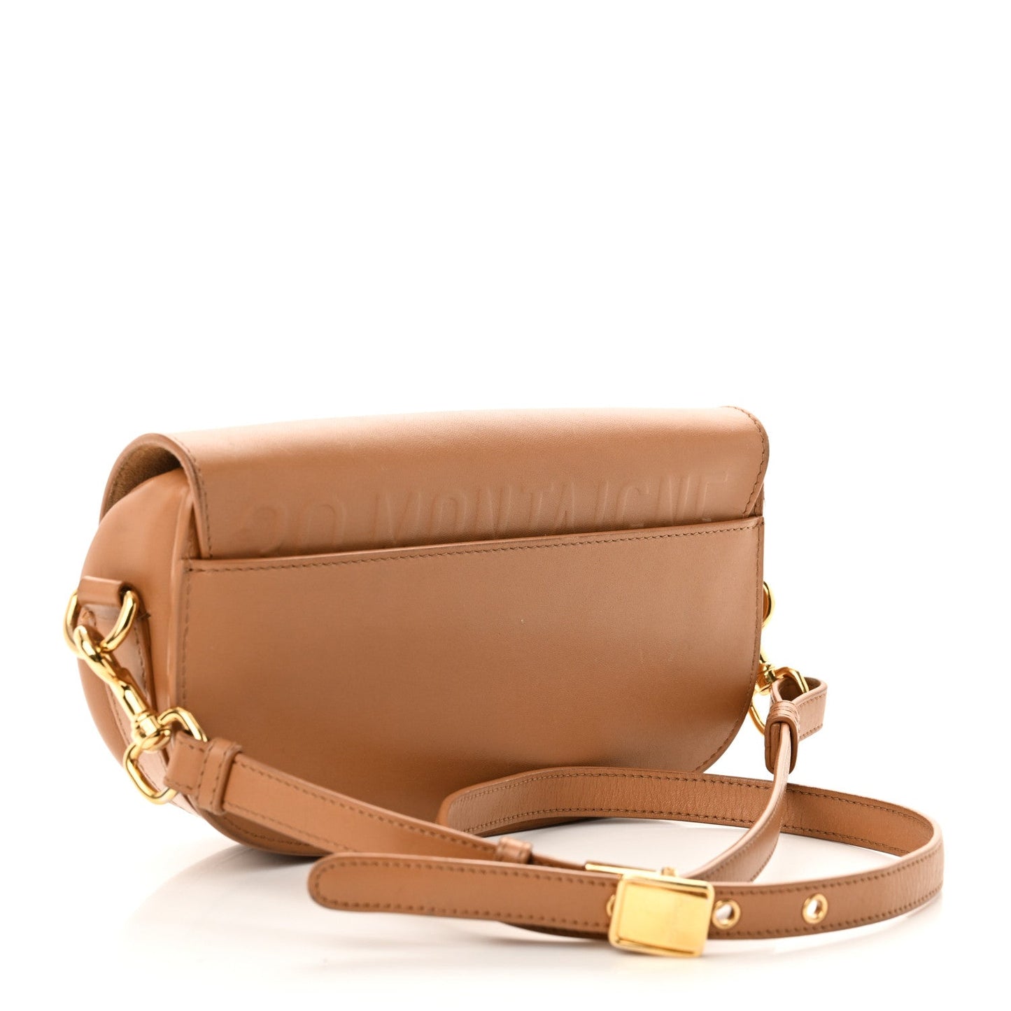 Christian Dior Box Calfskin East West Bobby Bag Cognac