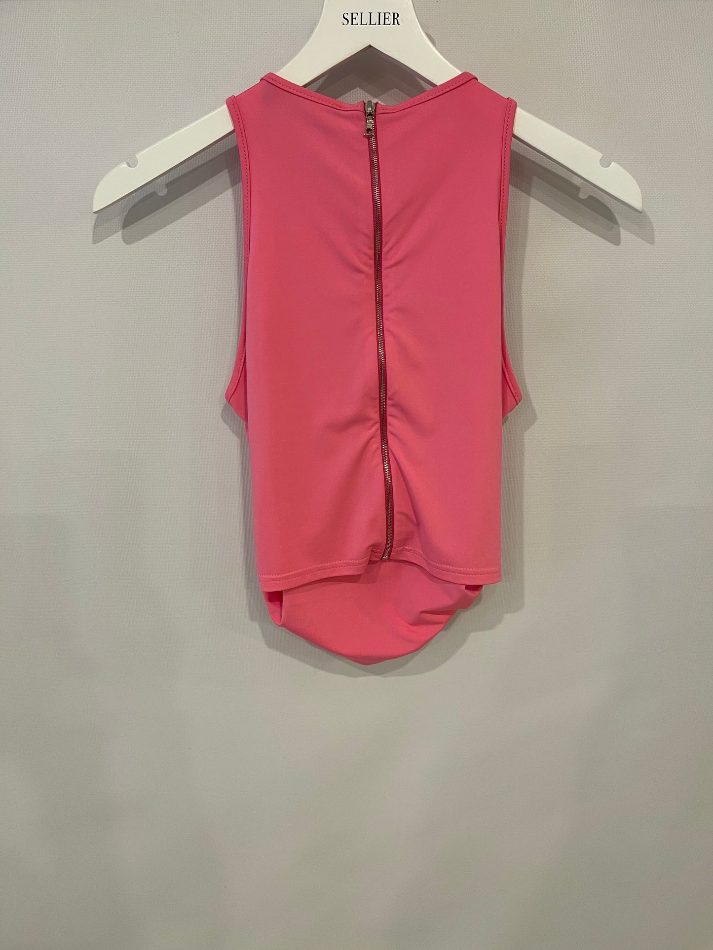 David Koma Pink Sleeveless Top and Mini Ruched Skirt Set Size UK 10 RRP £1,200