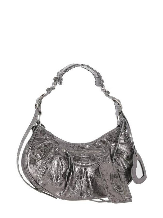 Luxury Balenciaga Trending 2025 Le Cagole Small Shoulder Bag Silver