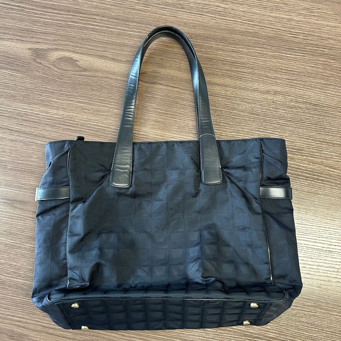 CHANEL | Bags | Chanel Nylon Black Tote Bag LB121624