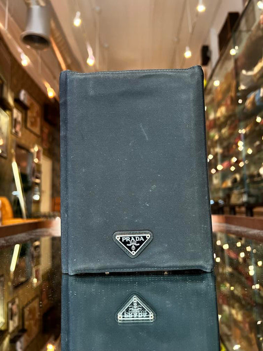 Prada Black Nylon/Leather 1990s Agenda