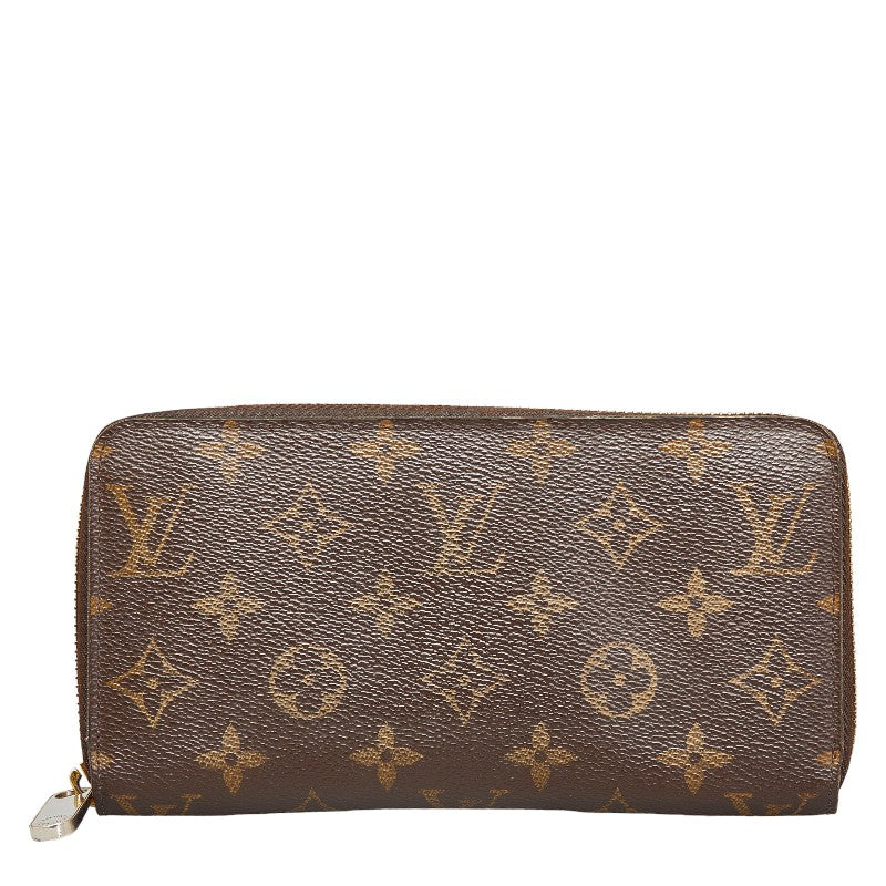 Louis Vuitton Monogram  Wallet Round  Long Wallet M42616 Brown PVC  Louis Vuitton