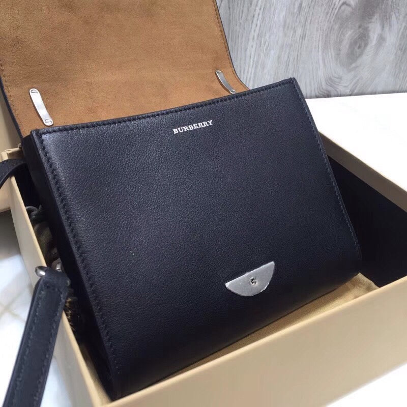 Top Quality Grommet Detail Crossbody Bag Black For Women, Bags 7.1in/20cm