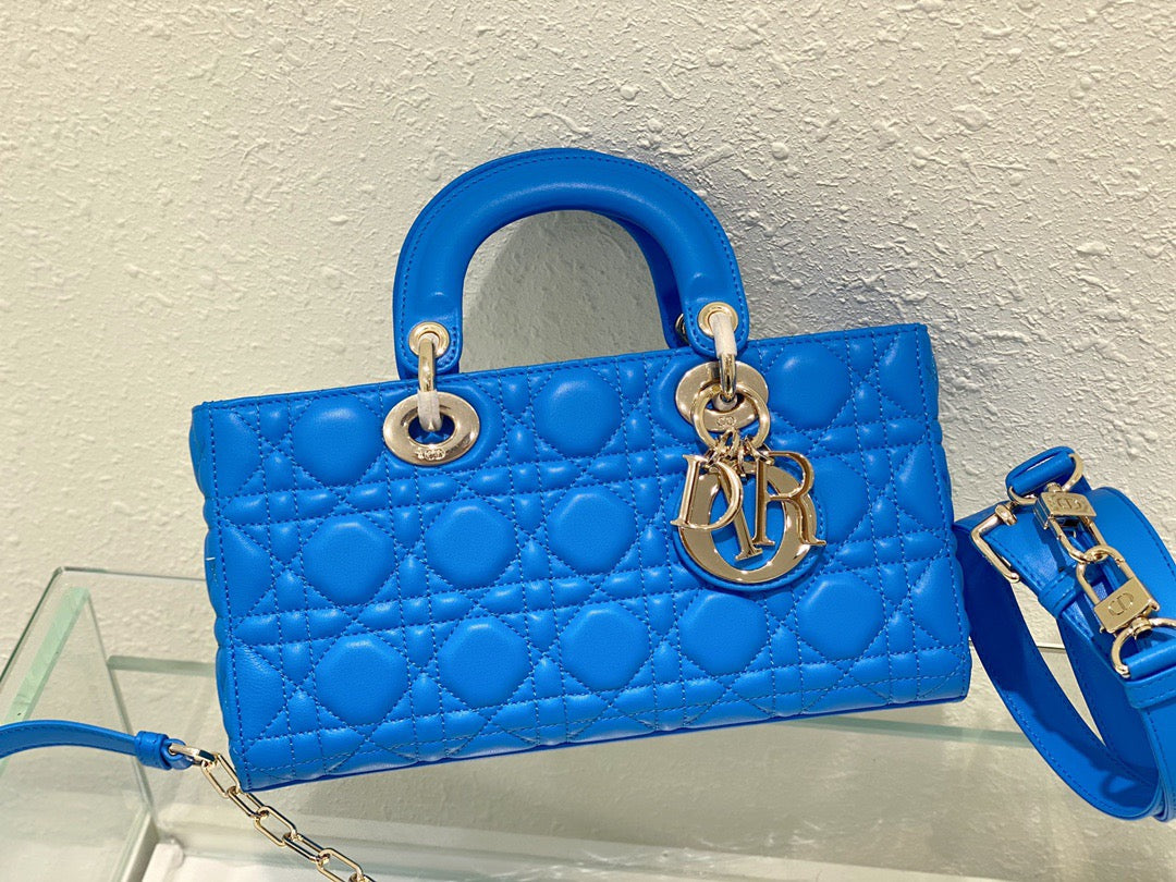 Top Quality Lady D-Joy Bag Blue, For Women, Womens Handbags 26cm/10in CD