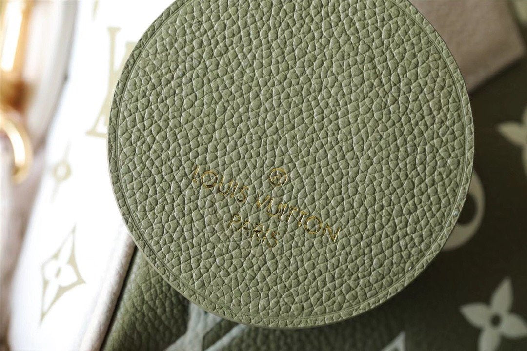 Top Quality Speedy Bandouliere 20 PM Monogram Empreinte Khaki Green / Beige / CreamFor Women,  Shoulder And Crossbody Bags 20.5cm/8.1in Top Quality M46118