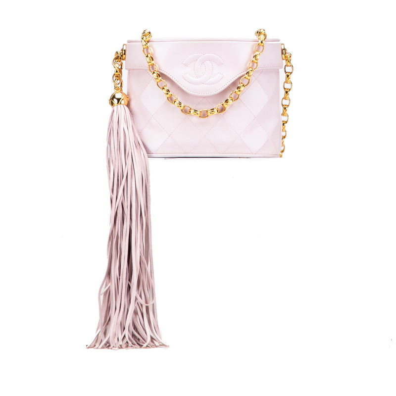 Chanel Coco Mark Matelassé Lambskin Shoulder Bag