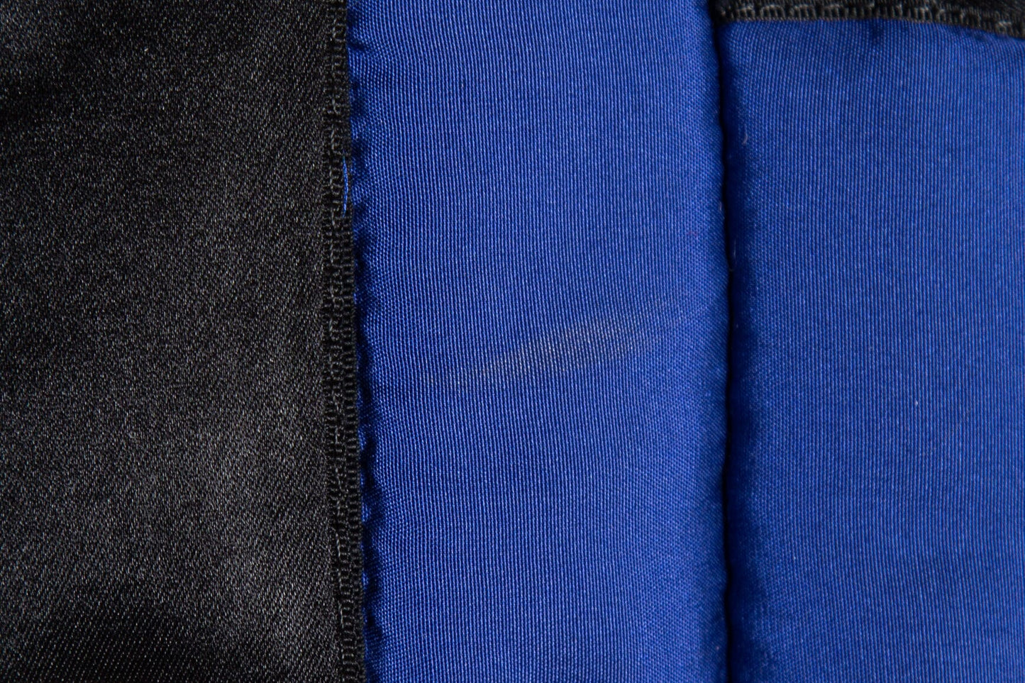 Chanel   Blue Quilted Silk Puffer Jacket SZ N/A