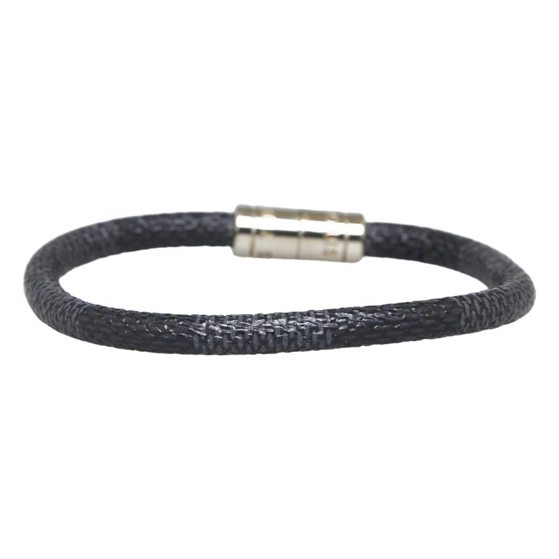Louis Vuitton Louis Vuitton Damière Graphite M6609 Black PVC/Metal Bracelet