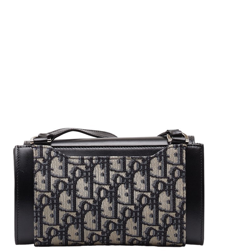 Dior Trotter Shoulder Wallet Black Beige Canvas Leather  Dior (Ginestapo)