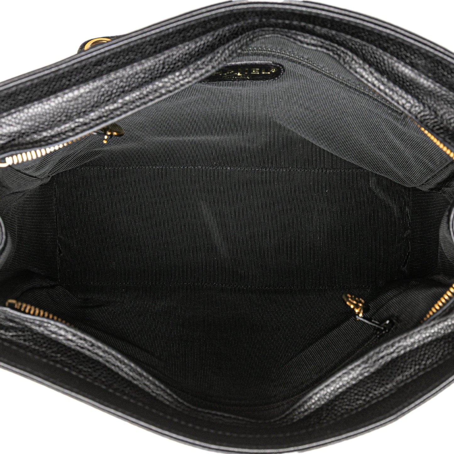 Black Chanel Triple CC Caviar Tote