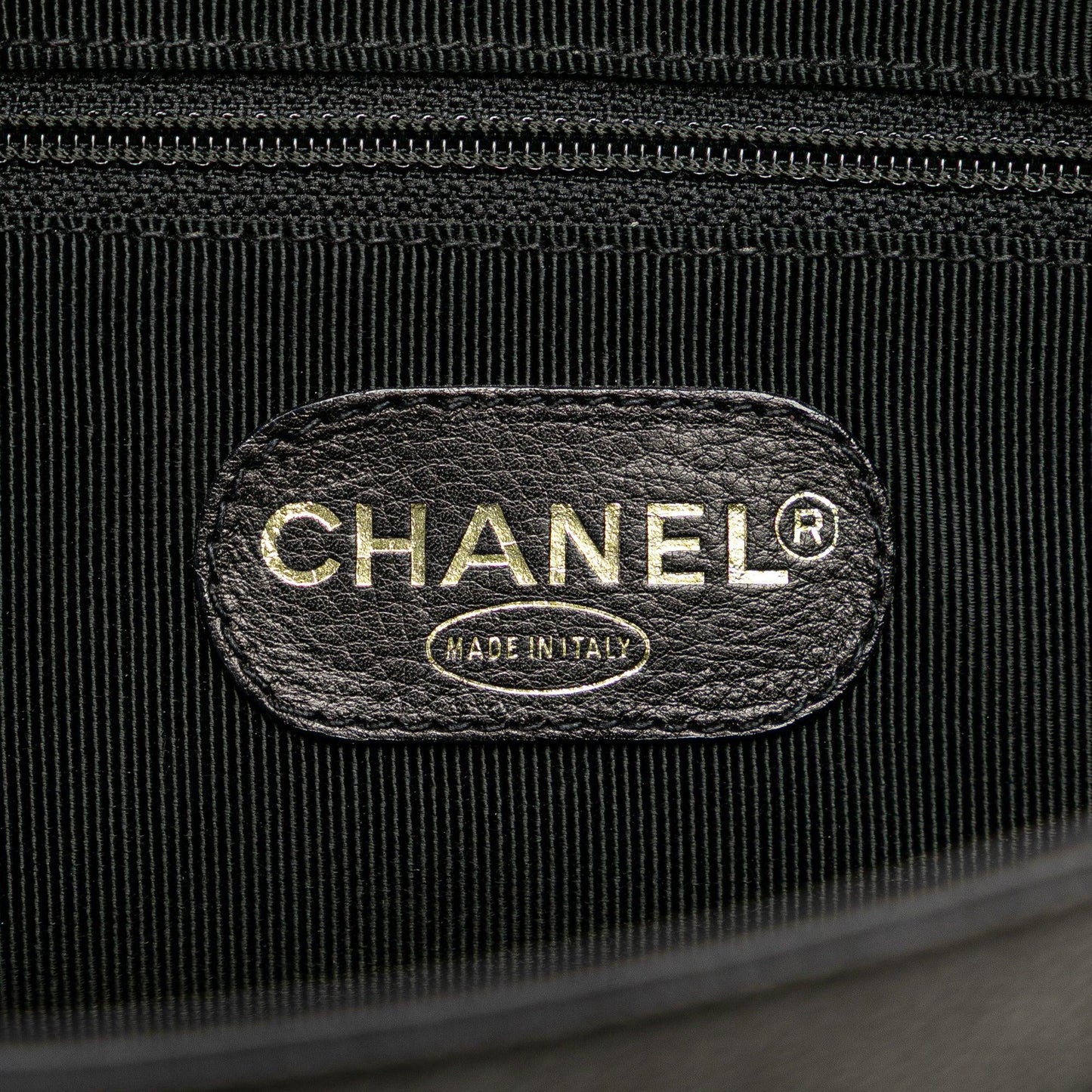 Black Chanel Triple CC Caviar Tote