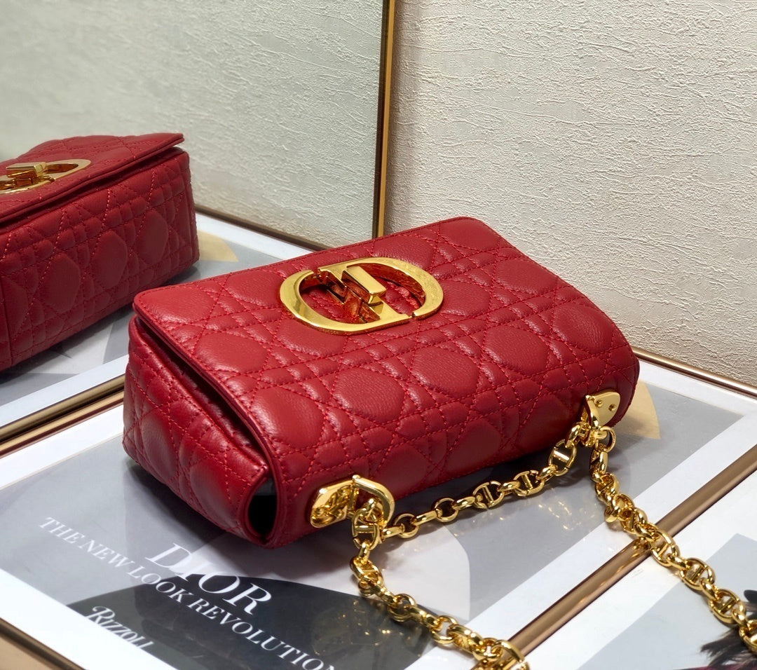 Top Quality Small Caro Bag Red For Women, Womens Handbags, Shoulder Bags, Crossbody Bags 20cm/8in CD