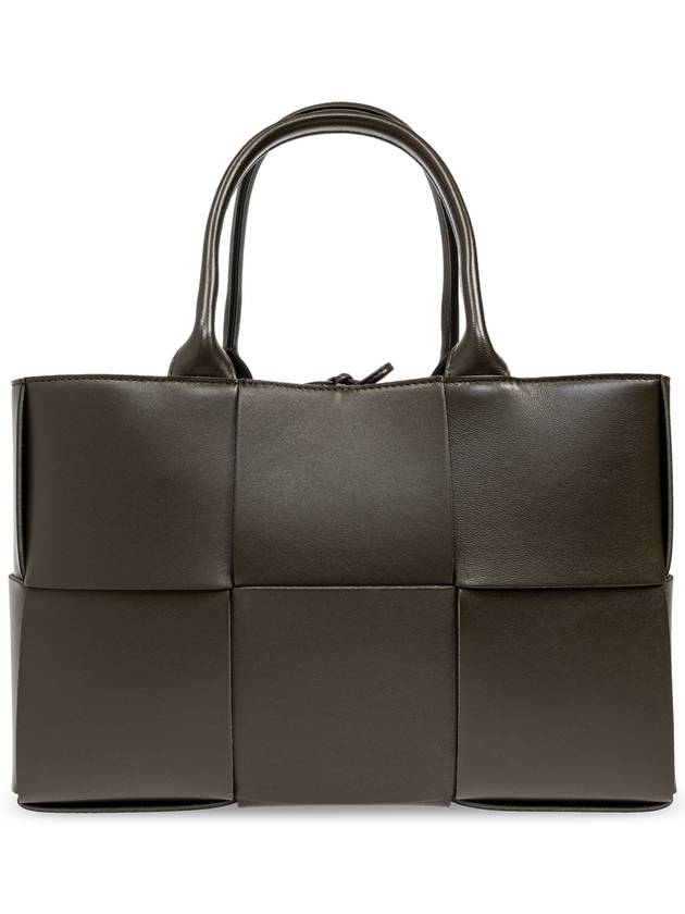 Luxury Bottega Veneta Arco Intrecciato Small Tote Bag Brown