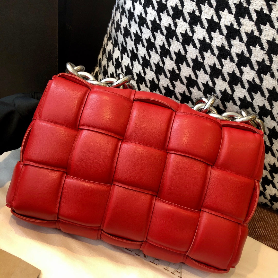Top Quality Chain Cassette Red, For Women, Women’s Bags 10.2in/26cm
