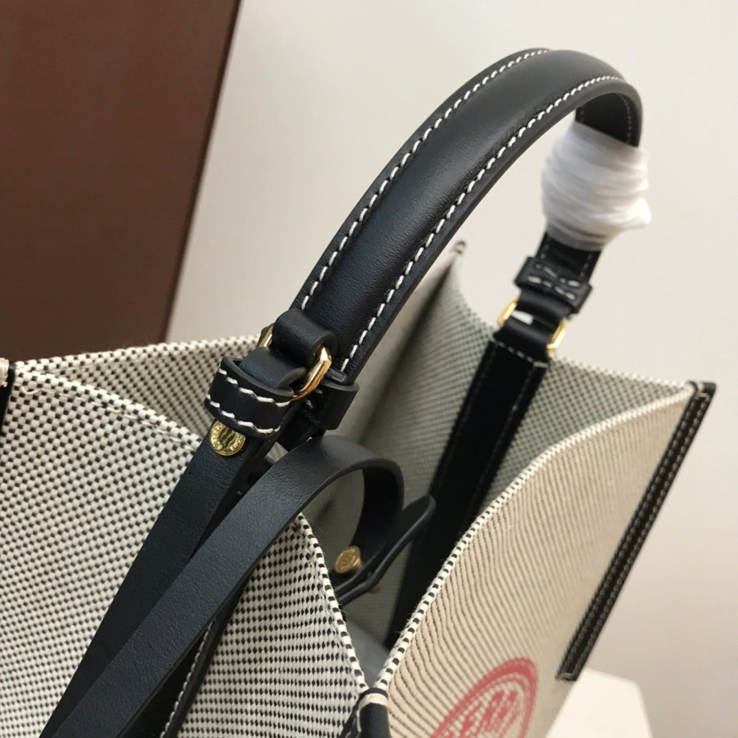 Top Quality PeGucciy Small Canvas Bag Gray For Women, Bags 9.8in/25cm