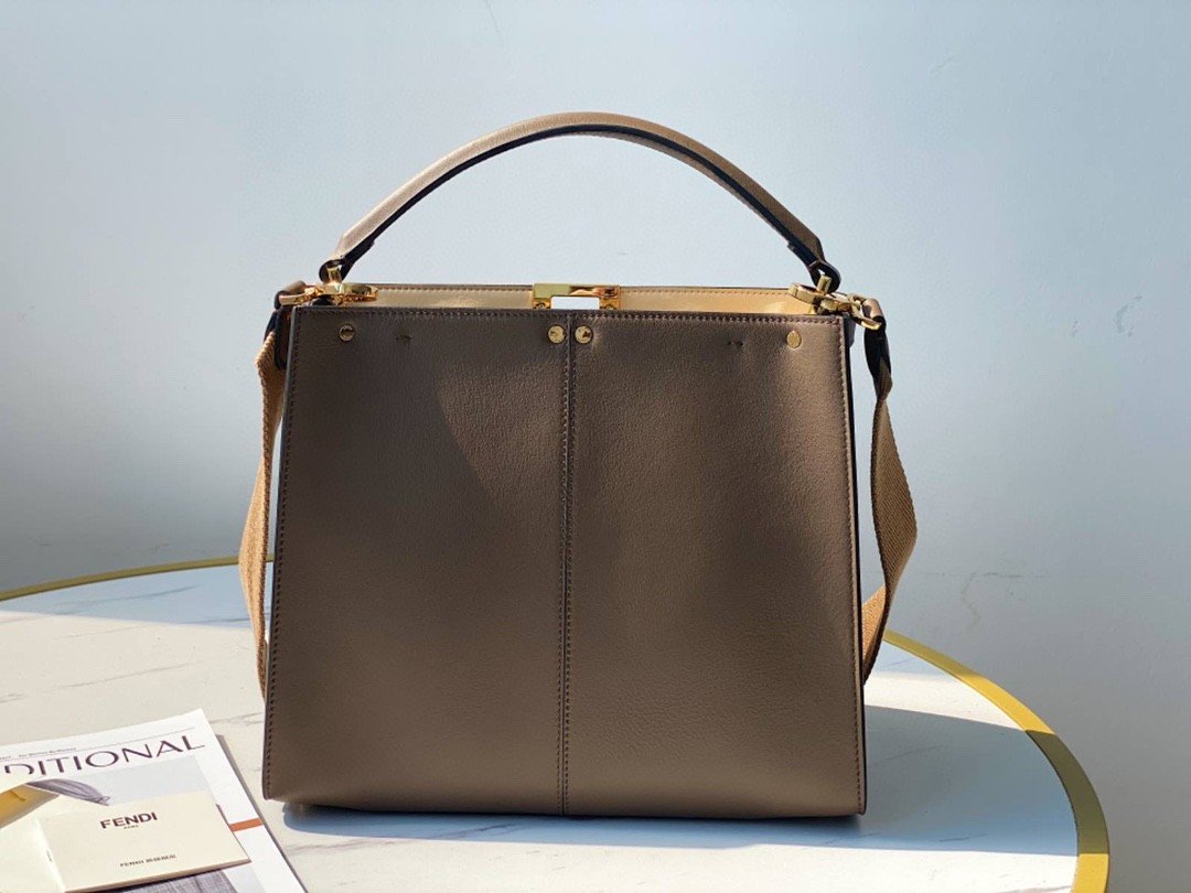 Top QualityTop Quality Peekaboo X-Lite Tote Medium Light Brown Bag For Woman 30cm/12in