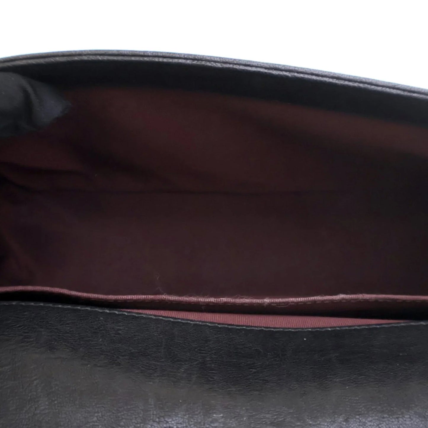 Black Chanel Old Medium Quilted Crumpled Calfskin Studded Boy Flap Crossbody Bag