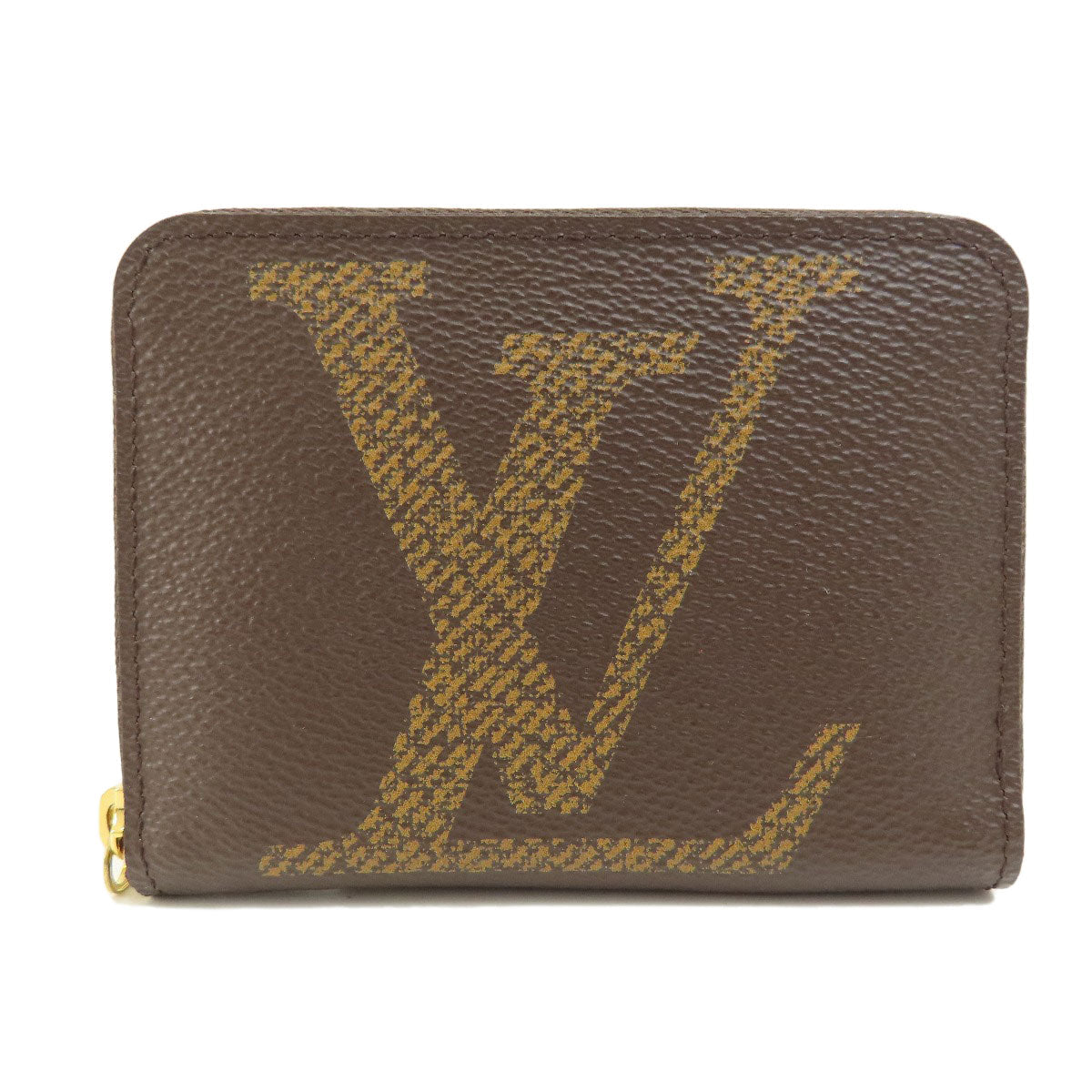 LOUIS VUITTON Coin case M69354 Giant monogram canvas Brown Zippy coin purse Women  d