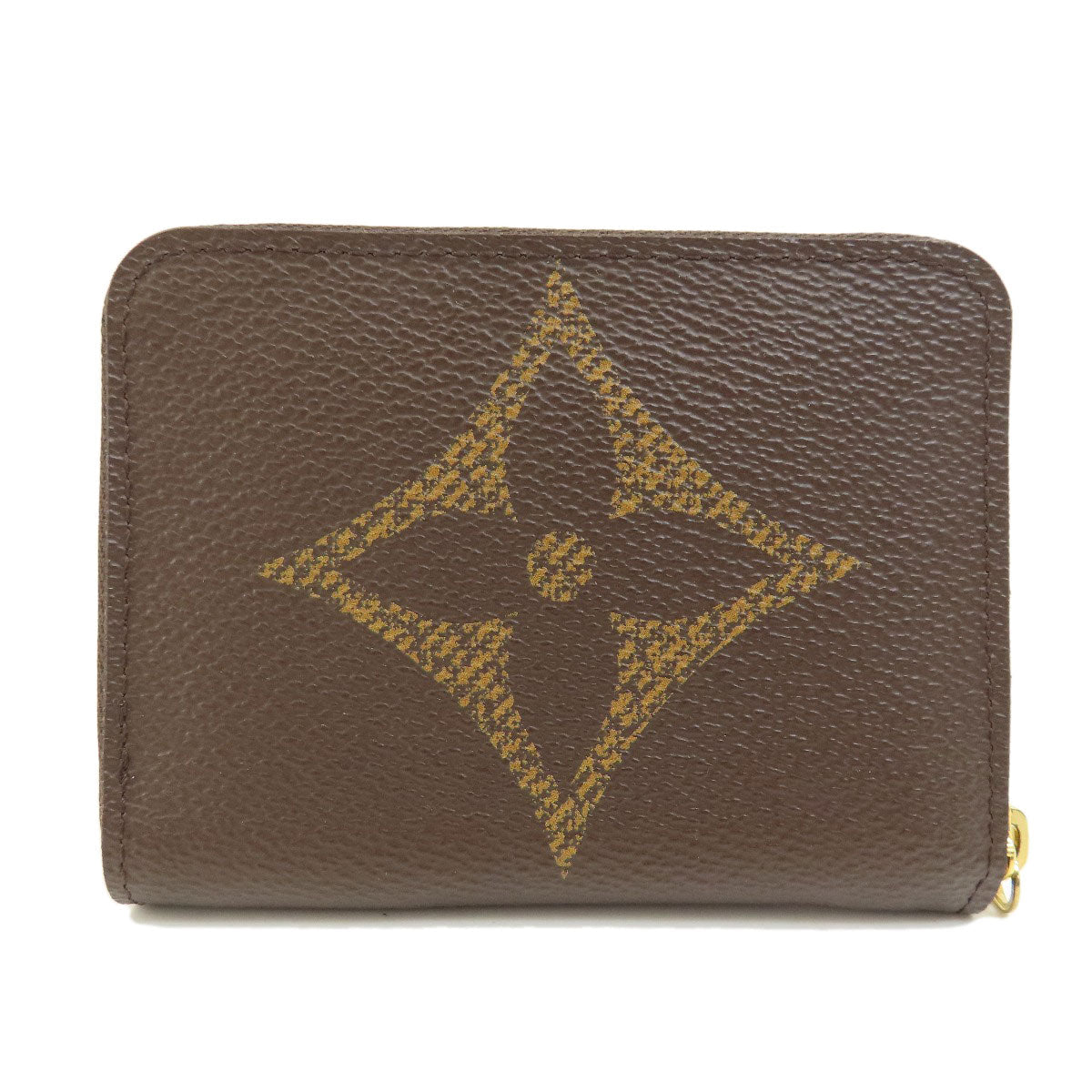 LOUIS VUITTON Coin case M69354 Giant monogram canvas Brown Zippy coin purse Women  d