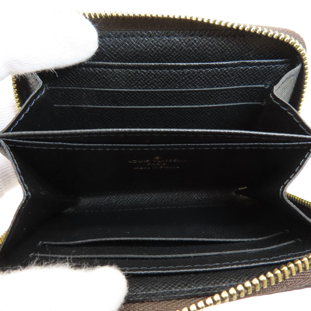 LOUIS VUITTON Coin case M69354 Giant monogram canvas Brown Zippy coin purse Women  d