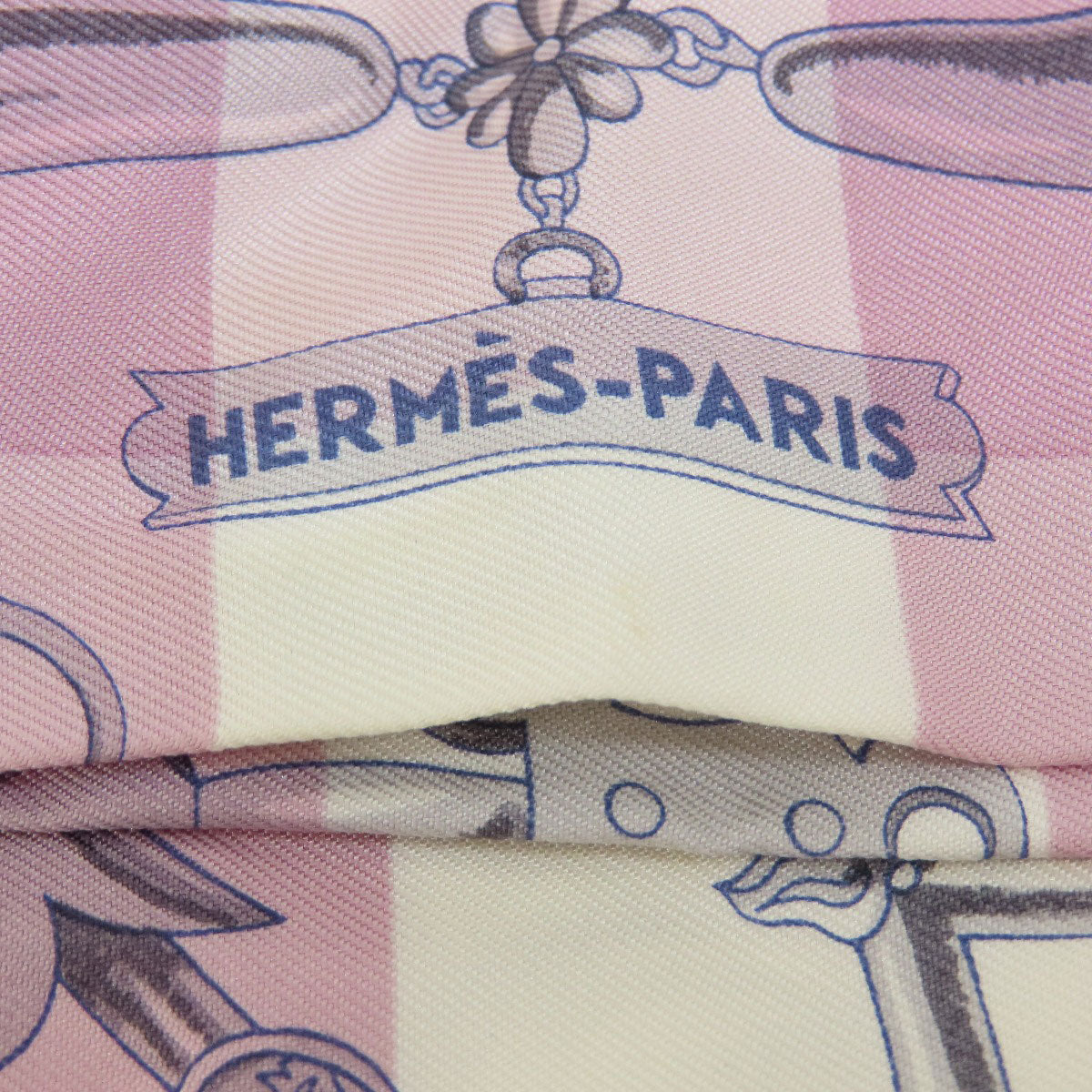 HERMES scarf silk purple Twilly Women  d