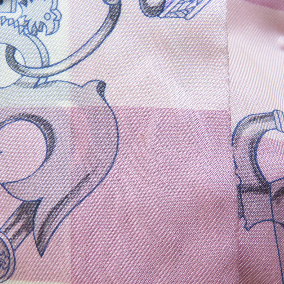 HERMES scarf silk purple Twilly Women  d