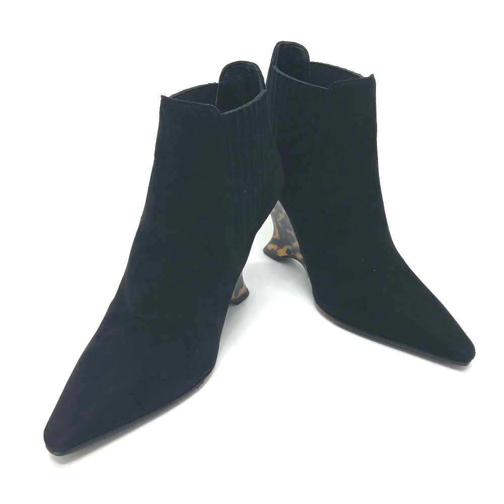 Dior boots Leather / suede black Side Gore Black Optic Women 36