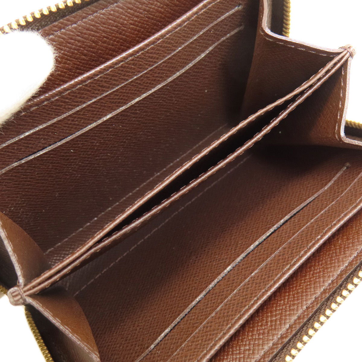 LOUIS VUITTON Coin case N63070 Damier canvas Brown Zippy Coin Purse Damier Ebene Women  d