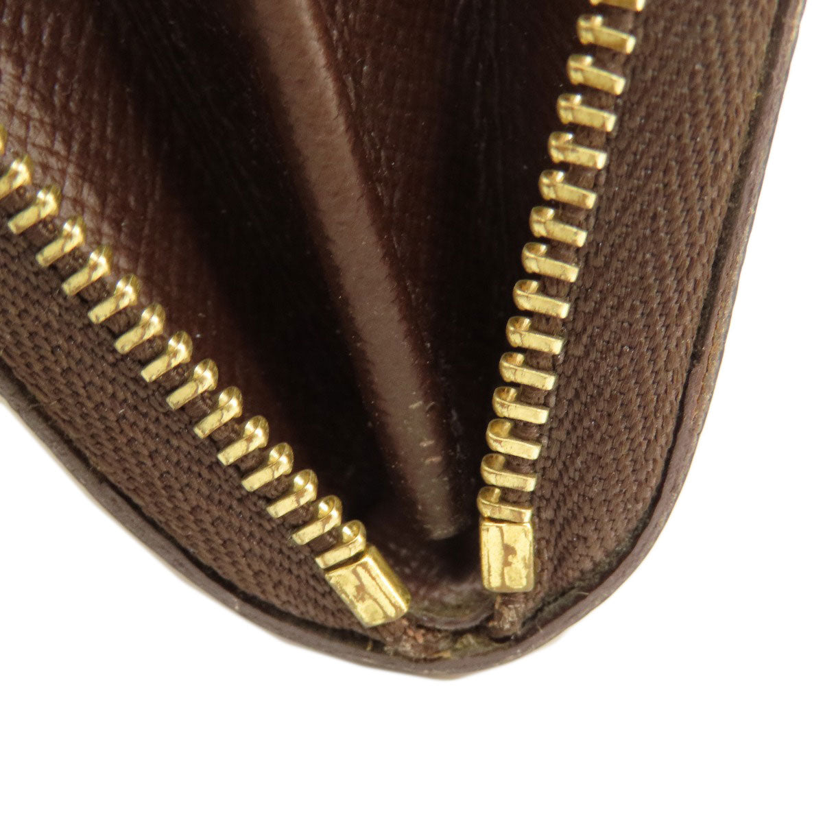 LOUIS VUITTON Coin case N63070 Damier canvas Brown Zippy Coin Purse Damier Ebene Women  d