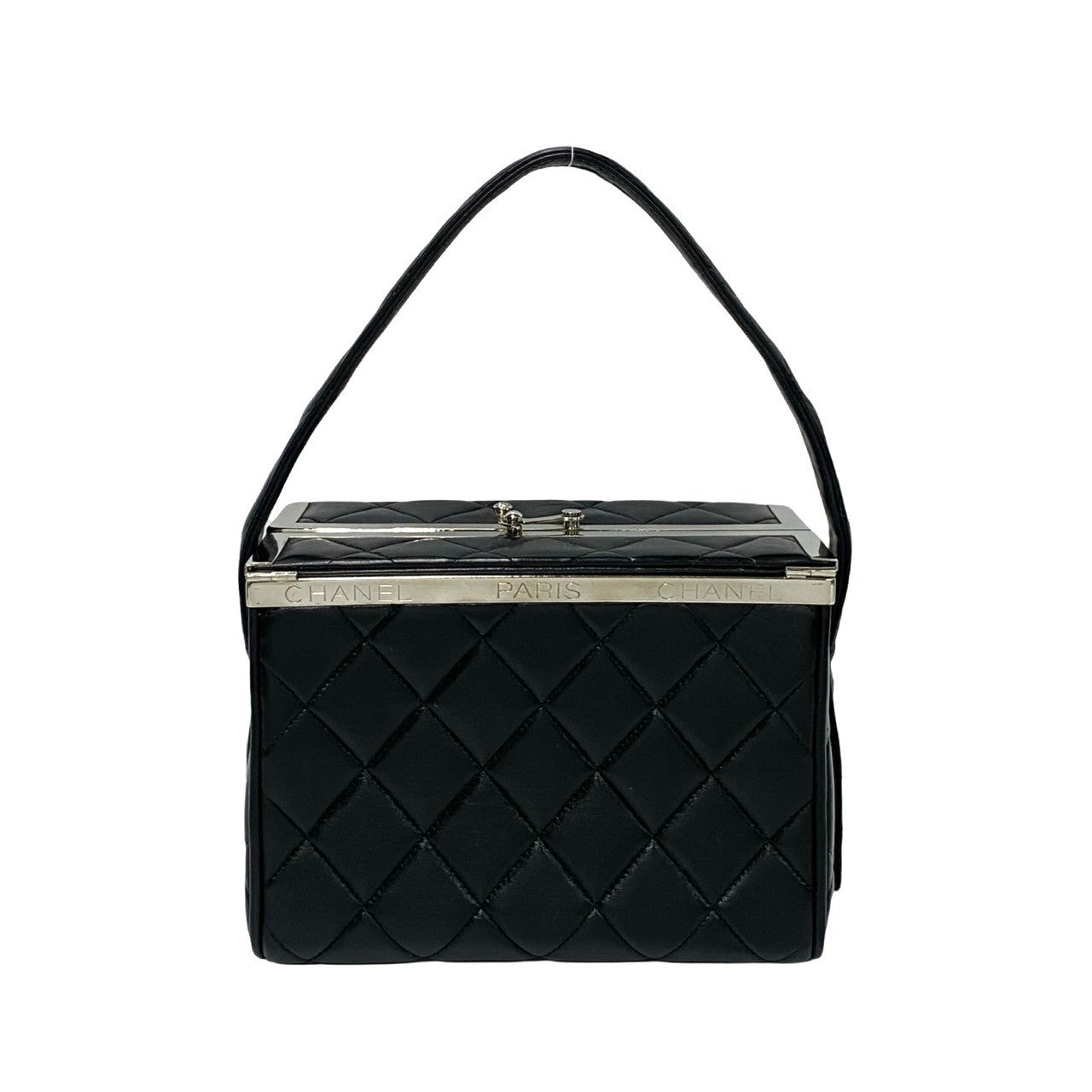 Chanel Kannon Vanity Leather Handbag