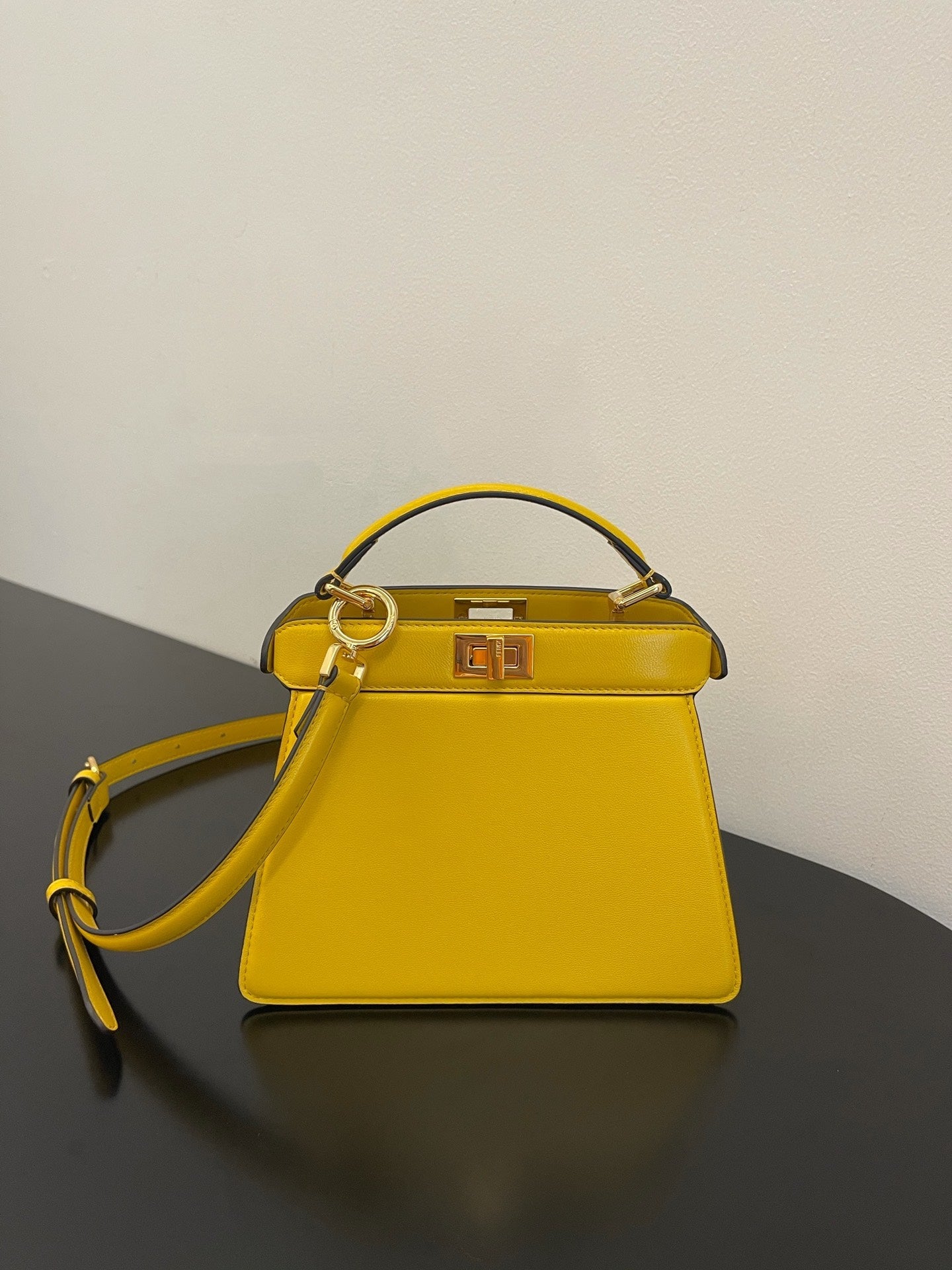 Top QualityTop Quality Peekaboo ISeeU Petite Yellow Small Bag For Woman 20cm/8in