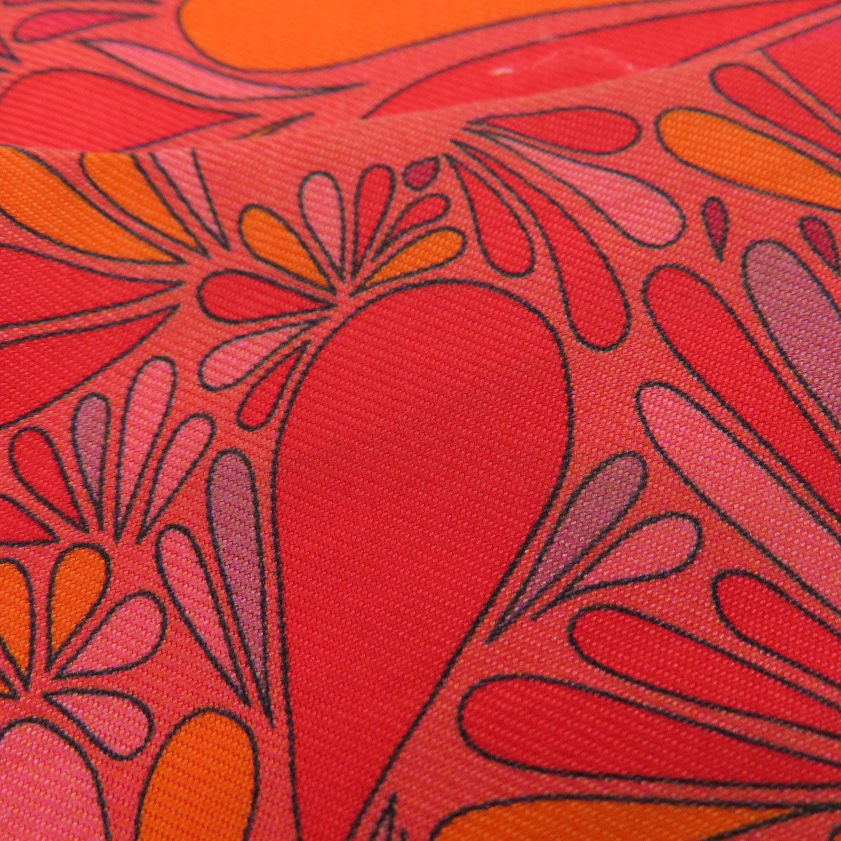 HERMES scarf silk Red Twilly Women  d