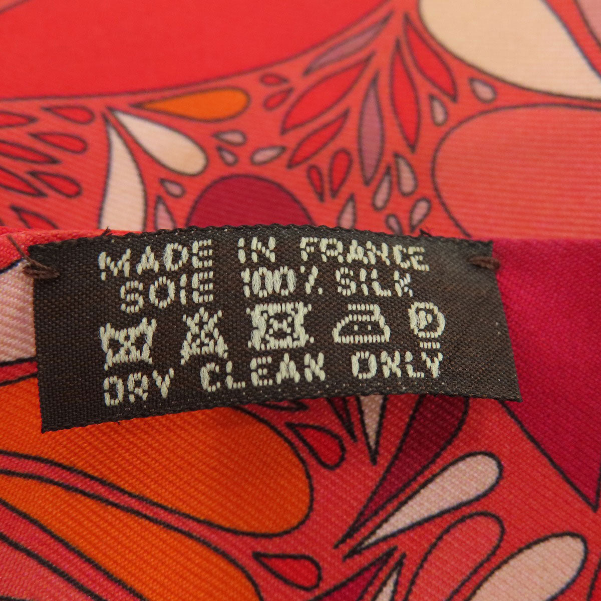 HERMES scarf silk Red Twilly Women  d