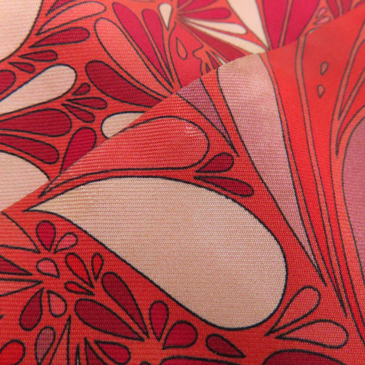 HERMES scarf silk Red Twilly Women  d