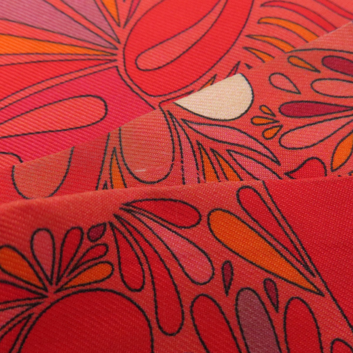 HERMES scarf silk Red Twilly Women  d