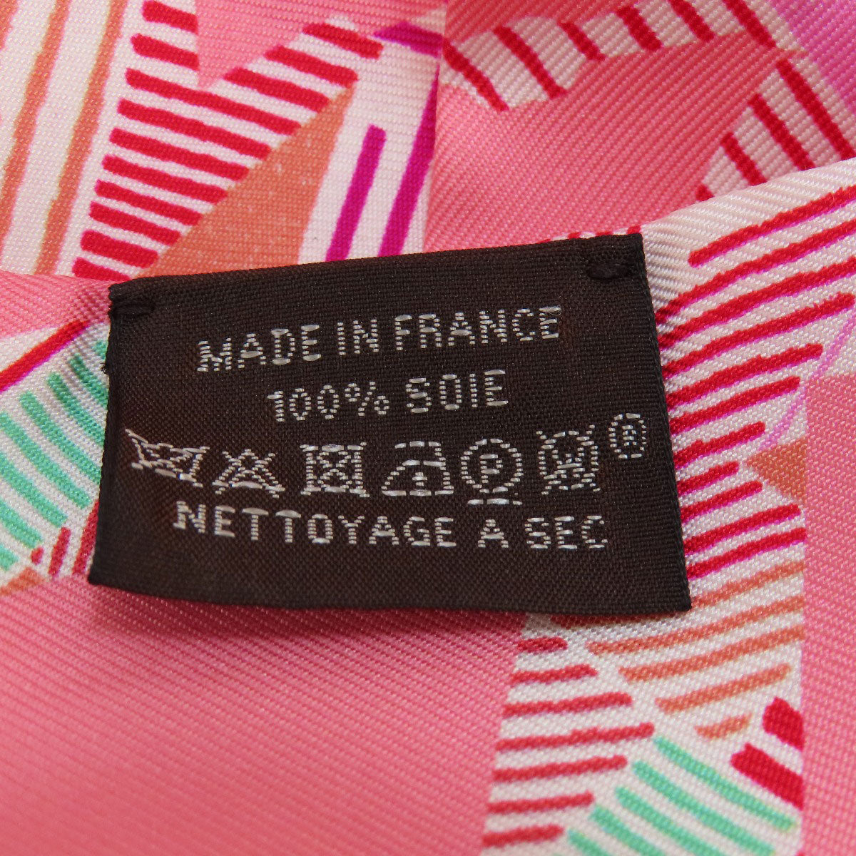 HERMES scarf silk pink Twilly Women  d
