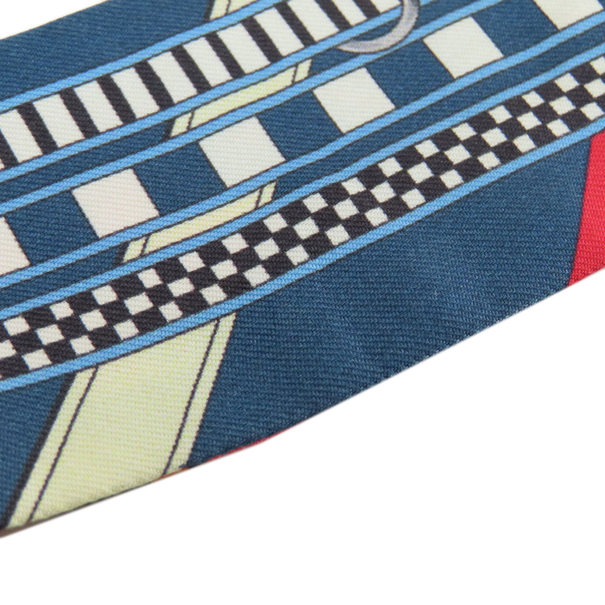 HERMES scarf silk Red Twilly Women  d