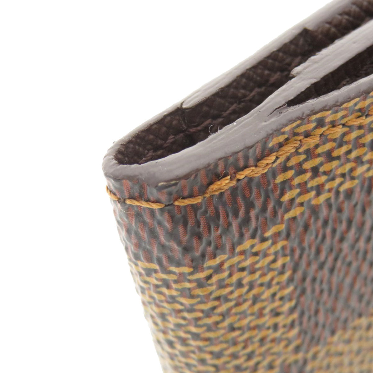 LOUIS VUITTON Coin case N62925 Damier canvas Brown Ludlow Damier Ebene Women  d