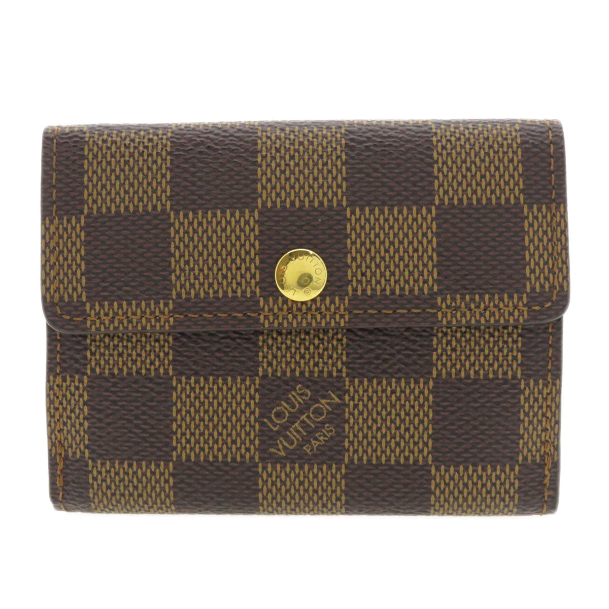 LOUIS VUITTON Coin case N62925 Damier canvas Brown Ludlow Damier Ebene Women  d