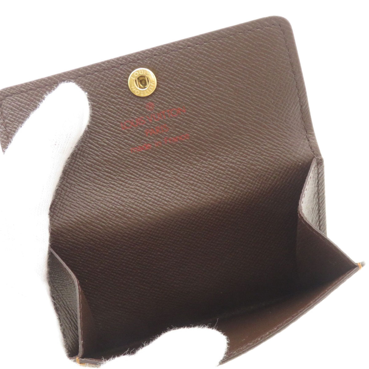 LOUIS VUITTON Coin case N62925 Damier canvas Brown Ludlow Damier Ebene Women  d
