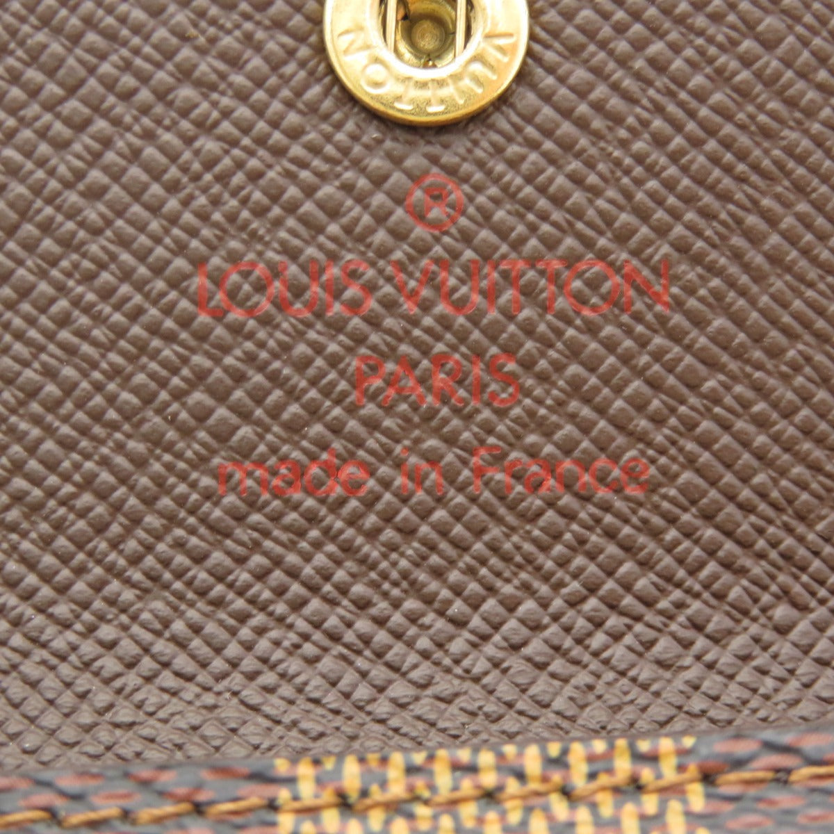 LOUIS VUITTON Coin case N62925 Damier canvas Brown Ludlow Damier Ebene Women  d